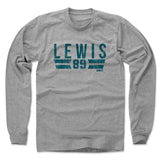 Mens Long Sleeve Heather Gray